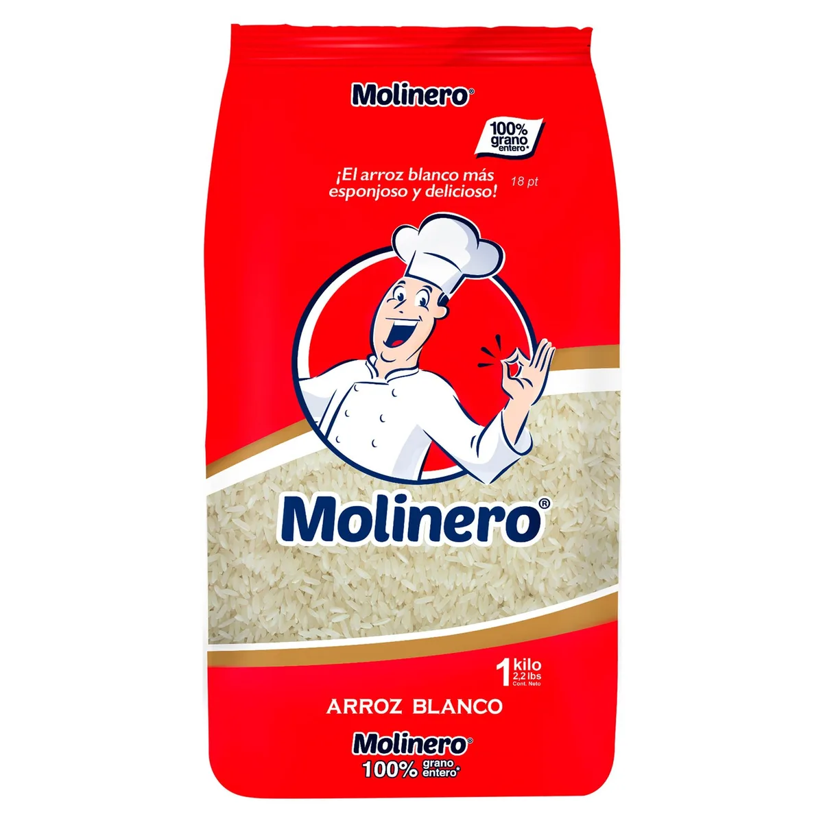 Arroz Molinero Blanco -1000 g