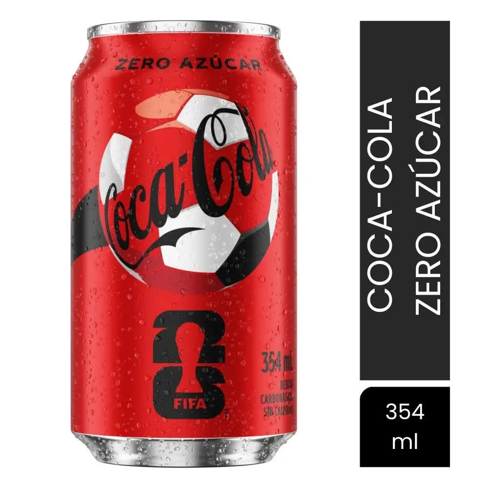 Gaseosa Coca-Cola Zero Azúcar Lata – 354ml