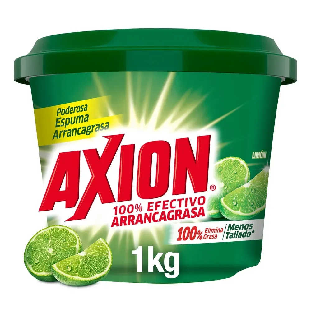 Lavaplatos Axion Limón Pasta – 1kg