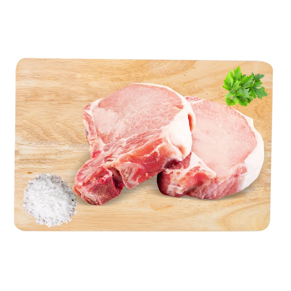 Chuleta fresca de cerdo porcionada venta a granel – Precio indicado por libra
