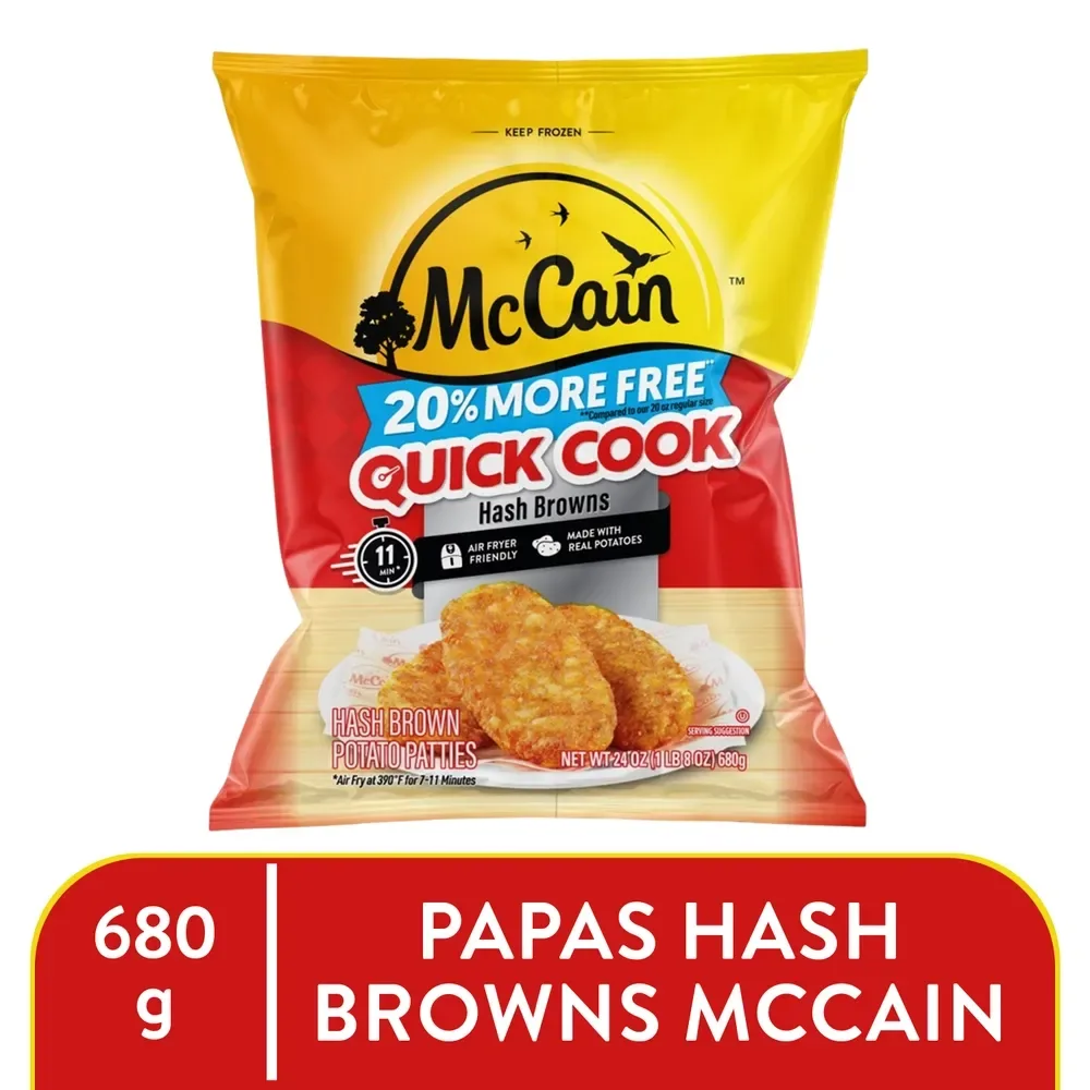 Hashbrowns Mc Cain Tortita De Papa 680g