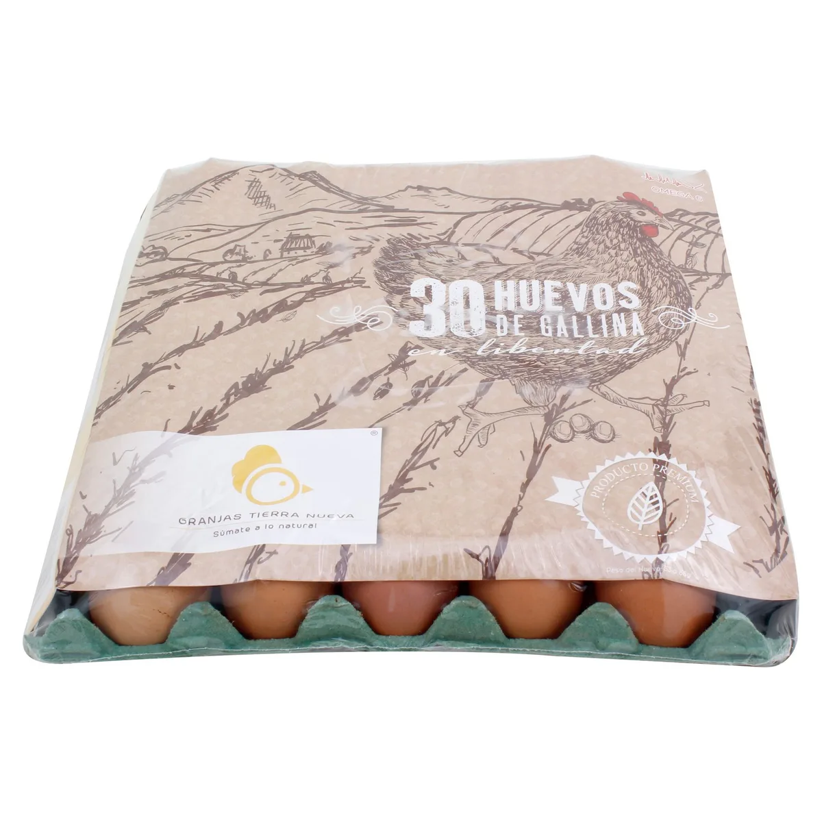 Huevo De Patio Tierra Nueva – 30 Unidades